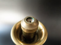 Antique Brass Altar Candle Holders Spring Loaded Church Candles