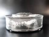 Antique Silverplate Cigar Box Tobacco Box