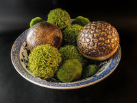 Bronze Decor Sphere Orbs Trinket Boxes Hand Crafted