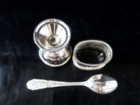 Vintage Silver Plate Egg Cup Spoon And Napkin Ring Personalized