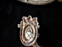 French Style Brass  Dresser Drawer Handles Pulls And Parts And Keyhole Cover