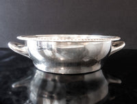 Large Silver Soldered Serving Bowl Serving Dish Circa 1940