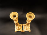 Vintage Tall Brass Candle Holders Pair 17.5" Altar Candles
