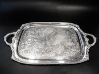 Vintage Silverplate Serving Tray Heritage Rogers Bros 9498