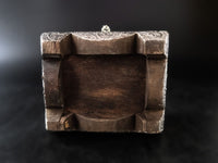 Handcrafted Embossed Sterling On Wood Trinket Box With Key