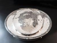 Antique Silverplate Cigar Box Tobacco Box