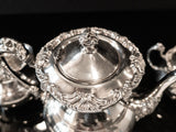 Vintage Silver Plate Tea Set Community Ascot Sheffield Reproduction