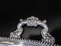Vintage Silver Plate Tea Set With Tray St. James EG Webster