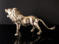XL Brass Lion Statue 25" Sculpture