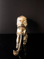 XL Brass Lion Statue 25" Sculpture