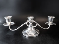 Vintage Silver Plate Candelabra Candle Holder Wm Adams IOB