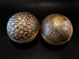 Bronze Decor Sphere Orbs Trinket Boxes Hand Crafted
