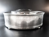 Antique Silverplate Cigar Box Tobacco Box