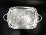 Vintage Silverplate Serving Tray Heritage Rogers Bros 9498