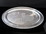 Antique Silver Soldered Serving Tray XL R Wallace  24" x 18"