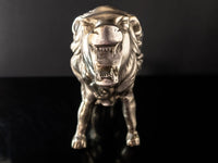 XL Brass Lion Statue 25" Sculpture