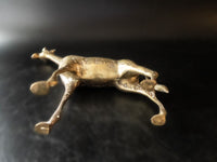 Tall Brass Giraffe Statue Sculpture 17" Figure