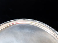 Antique Silver Plate Serving Tray Quadruple Plate James Tufts