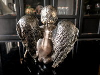 Bronze Winged Cherub Statue Sculpture L' Allouette