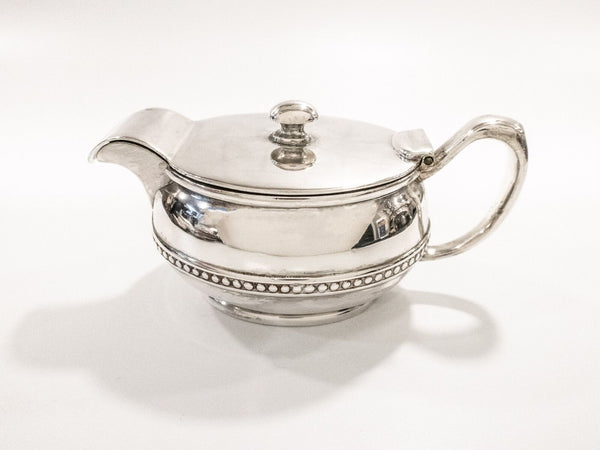 Antique Plankinton House Hotel Teapot Reed Barton Silver Soldered