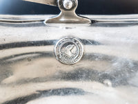 Gimbels Dept Store Silver Soldered Basket With Crest