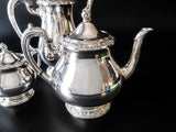 Vintage Silver Plate Tea Set Community Queen Bess