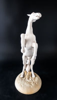 Vintage Royal Dux Rearing Horse Statue Figurine #327