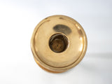 Large Maitland Smith Vintage Brass Candle Holder 12" Tall