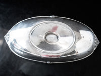Antique Figural Pirate Face Silver Plate Bowl Greek Revival Large