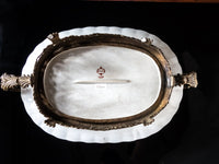 Mark Roberts Extra Large Porcelain and Bronze Platter Tray