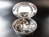 Antique Silverplate Cigar Box Tobacco Box