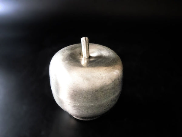 Vintage Pewter Apple Shot Glass Set