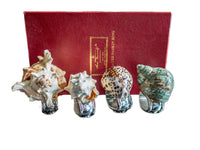 Vintage Napkin Rings Hans Turnwald Sea Shells IOB Miami Paris Dining And Serving