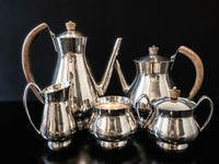 Vintage Silver Plate Tea Set Coffee Service Set Modern By Gorham