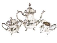 Vintage Silver Plate Coffee Tea Set Service Towle Grand Duchess Coffee & Tea Sets