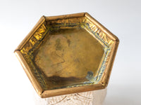 Vintage Brass Umbrella Holder Stand Or XL Vase Brass Bamboo Chinoiserie
