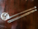 Vintage Punch Bowl Set Ruby Red Blown Glass With 12 Glasses Ladle And Stirring Stick Unique Set