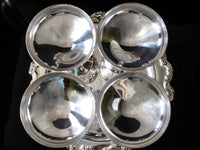 Vintage Silver Plate Champagne Glasses With Tray Weddings Parties Holidays