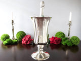 Vintage Silver Plate Urn Ice Bucket Vase Large Pottery Barn