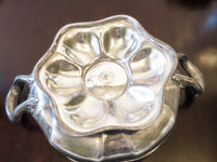 Antique Silver Plate Covered Butter Dish Cheese Dome Forbes Silver Co Quadruple Plate