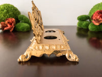 Antique Bradley And Hubbard Inkwell Hunting Scene B&H 3549 7030