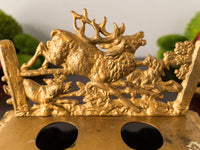Antique Bradley And Hubbard Inkwell Hunting Scene B&H 3549 7030