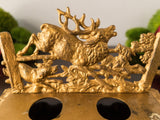 Antique Bradley And Hubbard Inkwell Hunting Scene B&H 3549 7030