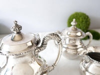 Antique Victorian Essex Silver Co Silver Plate Tea set