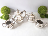 Antique Victorian Essex Silver Co Silver Plate Tea set