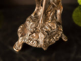 Antique Pair Bronze Cherub Candle Holder Candlestick Putti Victorian Candle Holders