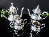 Vintage Silver Plate Coffee Tea Service Set Towle Grand Duchess Coffee Tea Creamer Sugar