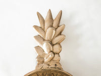 Vintage Brass Pineapple Tray Dish Tidbit Trinket Dish 14 1/2" x 9"