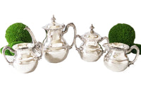 Antique Victorian Essex Silver Co Silver Plate Tea set
