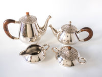 Towle Contessina Silverplate 4pc Coffee Tea Set RARE Find Circa 1967